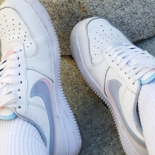 Nike Air Force 1 ''White Pastel Pink Blue''