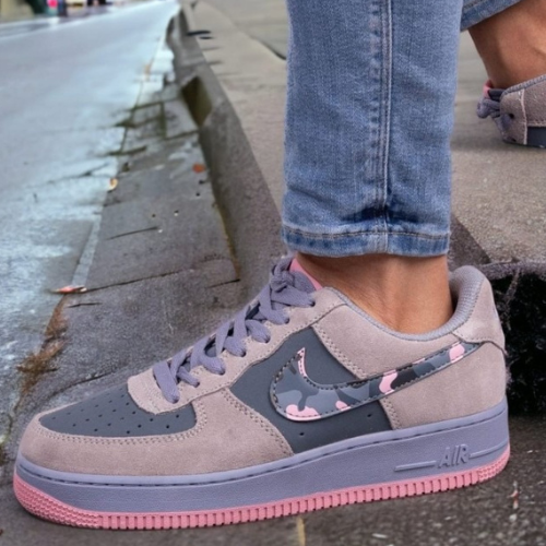 Nike Air Force 1 Low GS Ashen Slate Elemental Pink