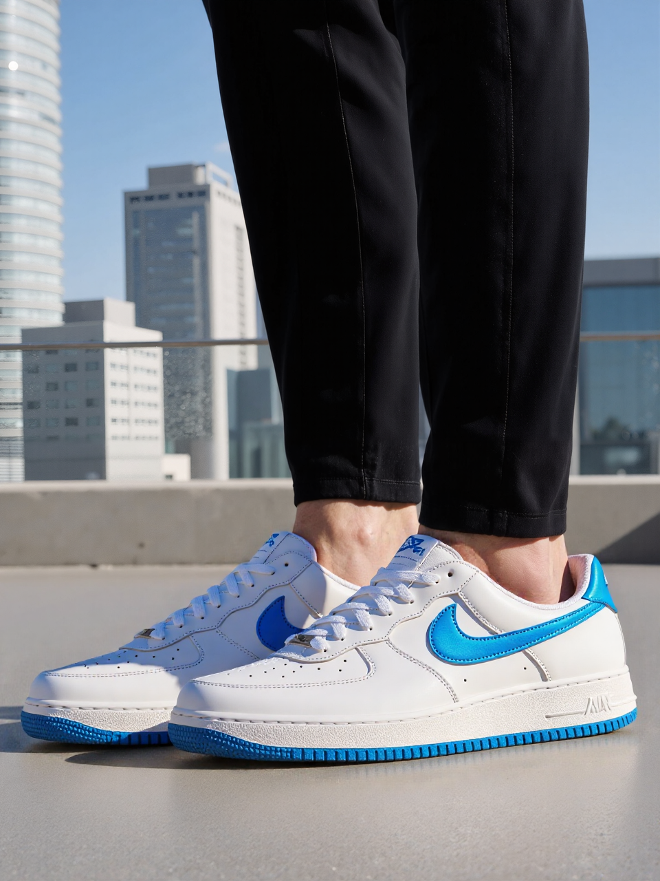 Nike Air Force 1 Sole Blue