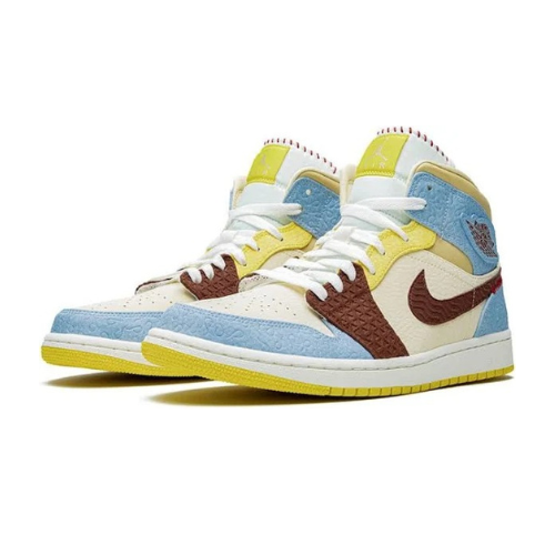 Nike Air Jordan 1 Mid SE Fearless Maison Chateau Rouge