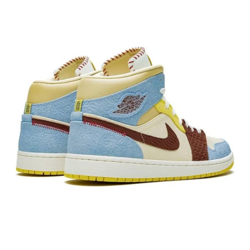 Nike Air Jordan 1 Mid SE Fearless Maison Chateau Rouge