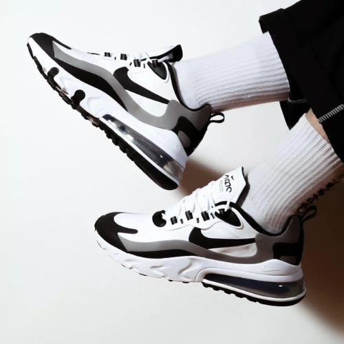 Nike Air Max 270 React GS 'White Black'