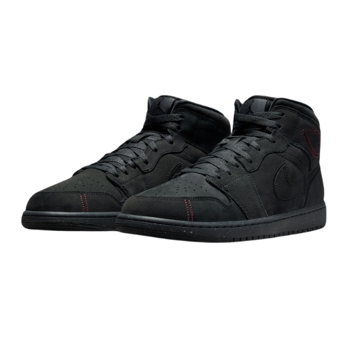 Nike Air Jordan 1 Black Suede