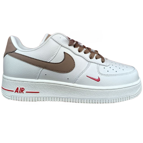 Nike Air Force 1 "Premium White Brown"