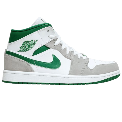 Air Jordan 1 Mid SE "Grey/Pine Green/White"