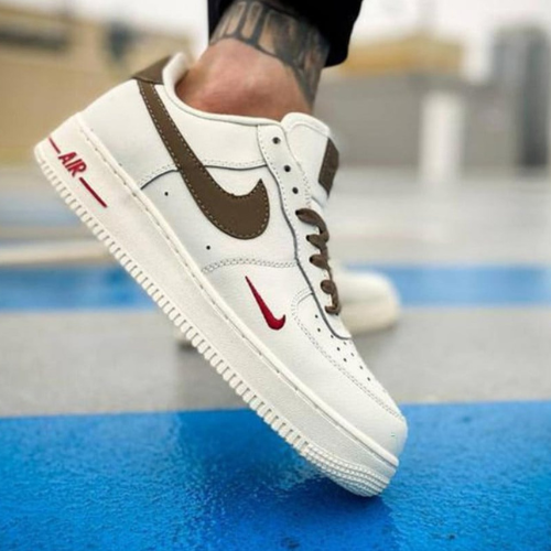 Nike Air Force 1 "Premium White Brown"