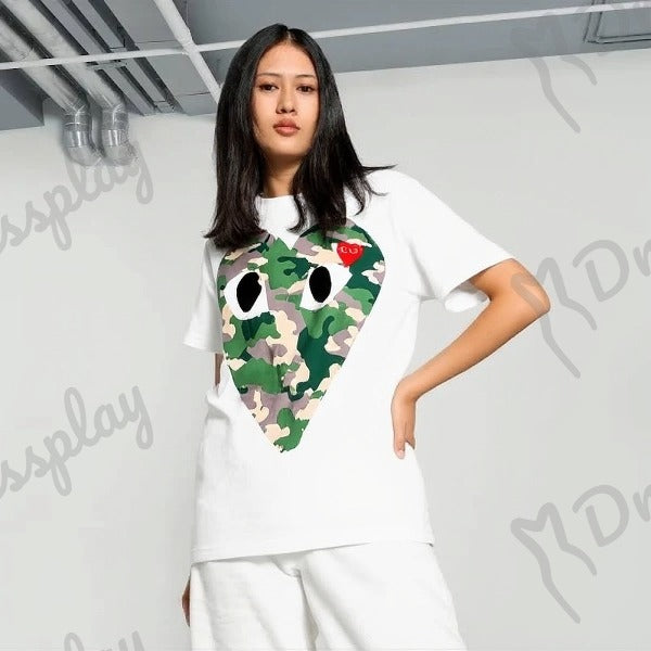 Comme Des Garçons Camo Logo T-shirt